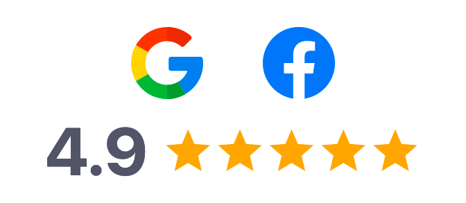 Were rated over 4 stars on Google and Facebook