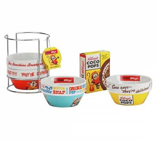 4x Kellogg's Stacking Bowls with Coco Pops - LESS THAN £10!