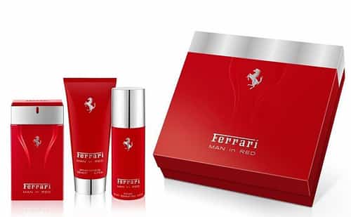 FERRARI Man In Red Eau De Toilette Set - SAVE 50%