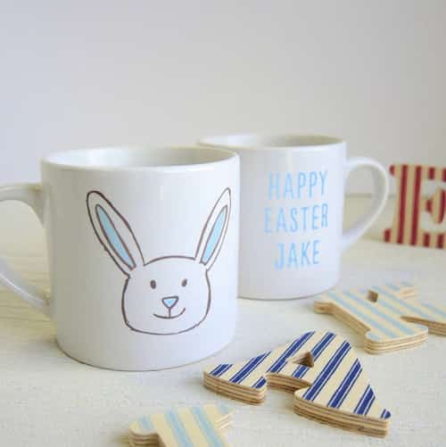 PERSONALIZED CHILDREN'S BUNNY MUGS £7.99!
