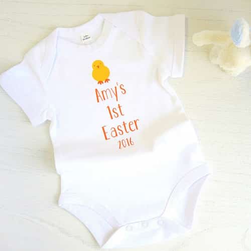 BABYS 1ST EASTER VEST £11.99!
