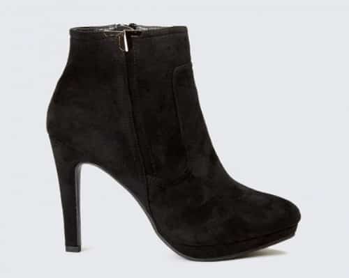20% OFF - Black Platform Heel Ankle Boots!