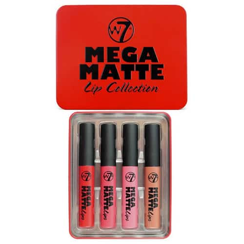 SAVE 60% on W7 Mega Matte Lip Collection!