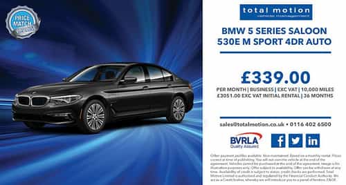 BMW 530e M Sport Auto Business Leasing Offer | £339 + VAT