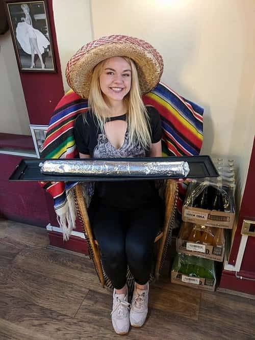 Food Challenge!!!! Are You Man Enough? Or Woman Enough To Take On The Plan Vs Man Burrito Challenge!