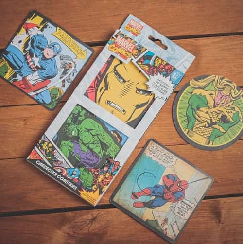 Perfect for Dad - 50% OFF - Marvel Comics Character Coasters!