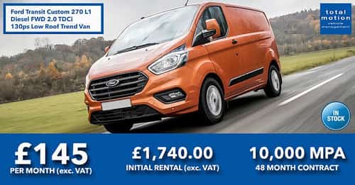 Ford Transit Custom Low Roof Trend Van | Business Leasing Offer