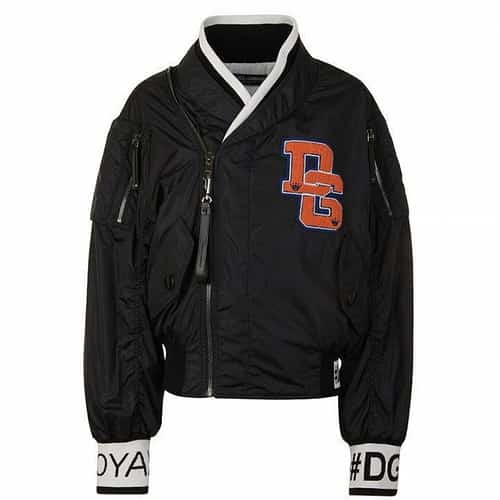 1/2 PRICE - DOLCE AND GABBANA Logo Bomber Jacket!