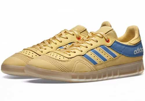 SAVE 40% OFF ADIDAS X OYSTER HOLDINGS HANDBALL TOP YELLOW, BLUE & WHITE!