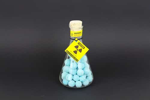 Vegan Sweets: Radioactive Blue Raspberry Sours Flask £11.95!