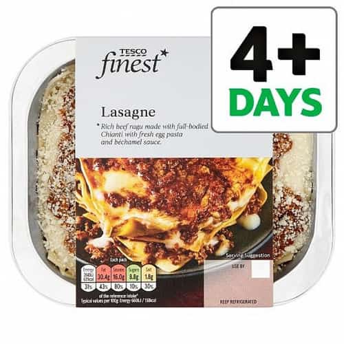 Tesco Finest Lasagne 400G just £3.70!