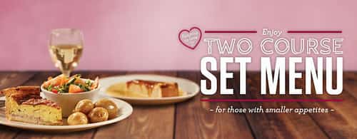 Golden Years Menu - 2 Courses from ONLY £4.79!