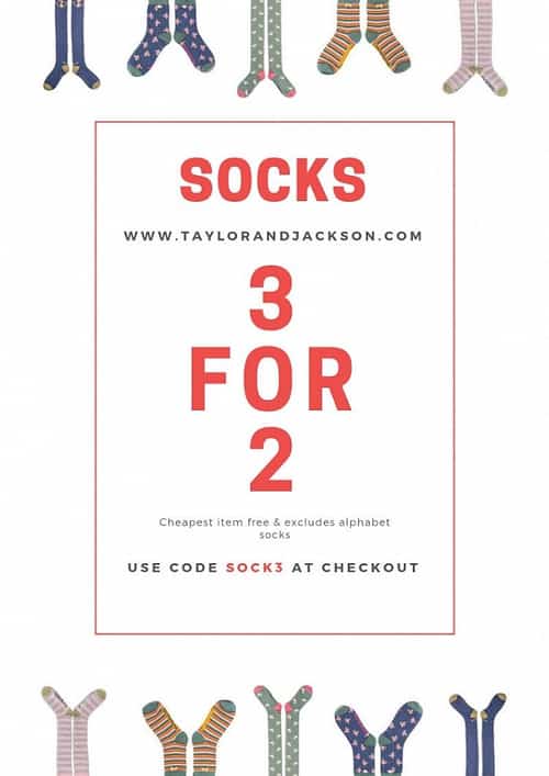 3 FOR 2 ON SOCKS