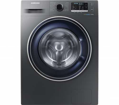 Save £ 170.99 - SAMSUNG ecobubble WW80J5555FX/EU 8 kg 1400 Spin Washing Machine - Graphite