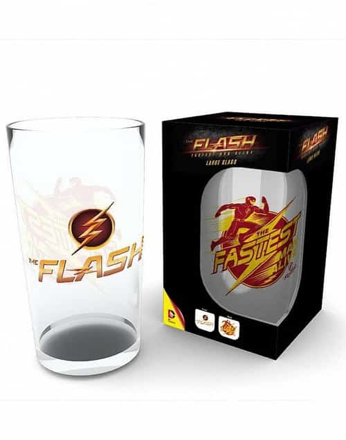 SAVE- THE FLASH LOGO PINT GLASS