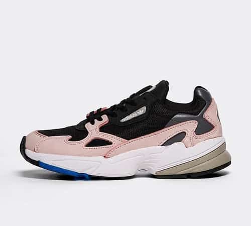 XMAS GIFT IDEAS - adidas Originals Womens Falcon Trainer | Core Black / Core Black / Light Pink £84.