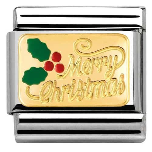 NOMINATION ENAMEL MERRY CHRISTMAS CHARM - £25.00!