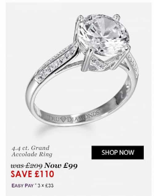 SALE ON JEWELLERY - Grand Accolade Ring!