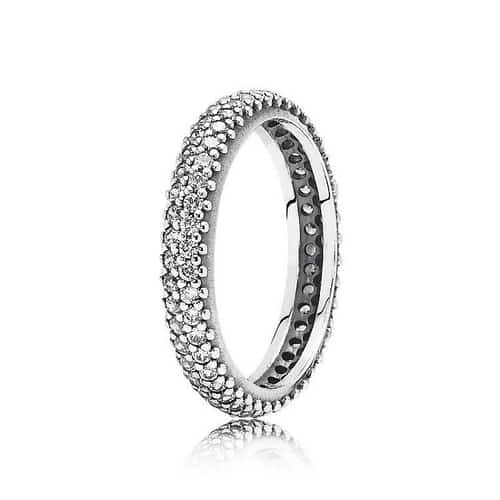 SALE - PANDORA SPARKLING CURVE RING!