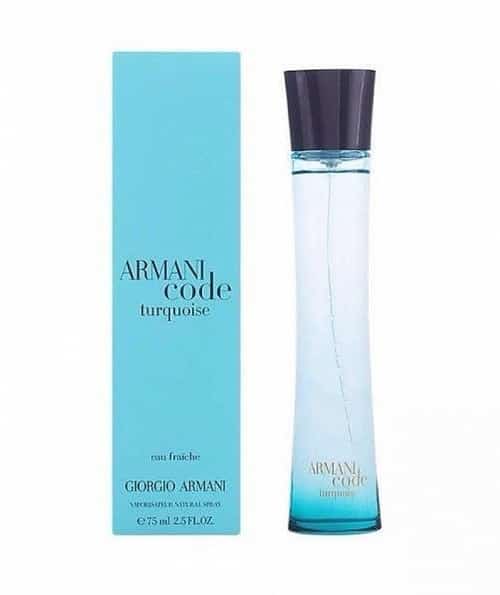 SALE - Giorgio Armani Code Femme Turquoise Eau de Toilette 75ml!