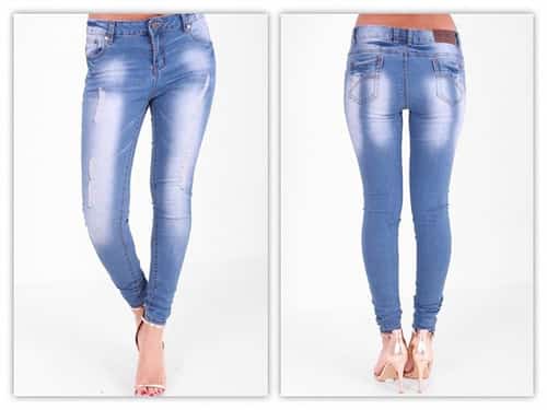 LIGHT FADED STRETCH JEANS