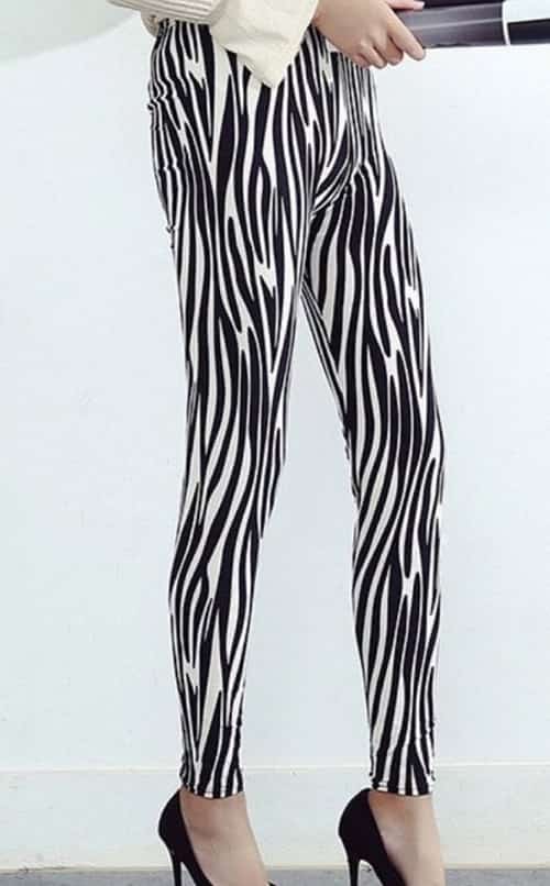 ZEBRA PRINT SOFT TOUCH LEGGINGS