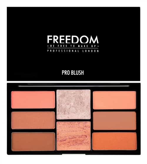 SALE, SAVE 50% - Freedom Makeup London Pro Blush Palette Peach and Baked!