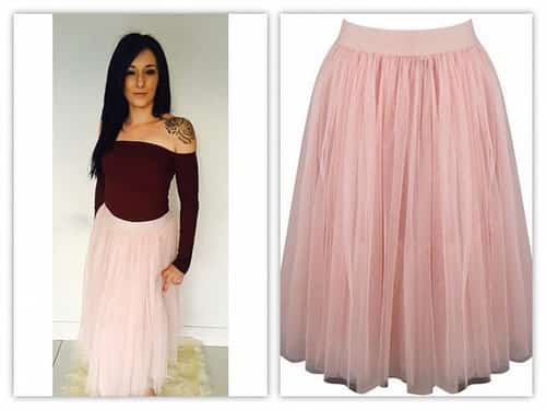 TULLE LAYERED SKIRT
