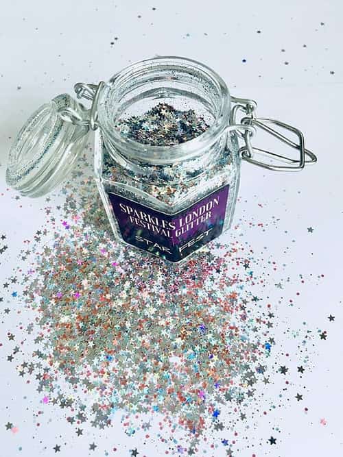 Large Star Fest Festival Glitter