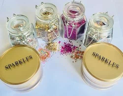 The Complete Set 4 Large Festival Glitters & 2 Large Applicator Gels