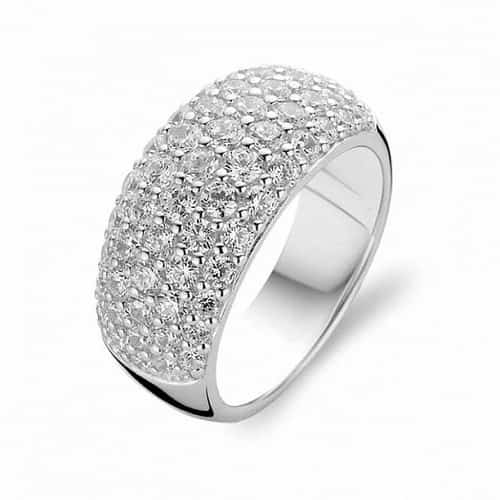 10% off Ti Sento Jewellery - Ti Sento Sterling Silver Cubic Zirconia Ring