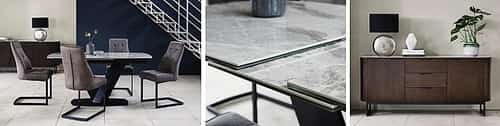 Two FREE Chairs when you Buy the Merlin Extending Dining Table and 4 Chairs