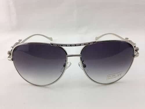 AVIATOR SUNGLASSES WITH JAGUAR DETAILED ARMS