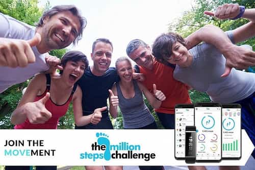 Win one of 25 FREE Places + Reserve £19.99 Launch Package for National Million Steps Challenge