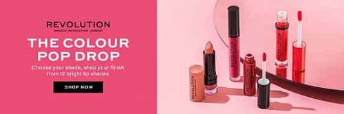 The colour pop drop - Choose your shade, shop your finish from 12 bright lip shades!