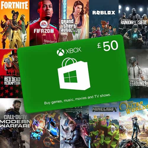 WIN- £50 Microsoft Gift Card for Xbox One