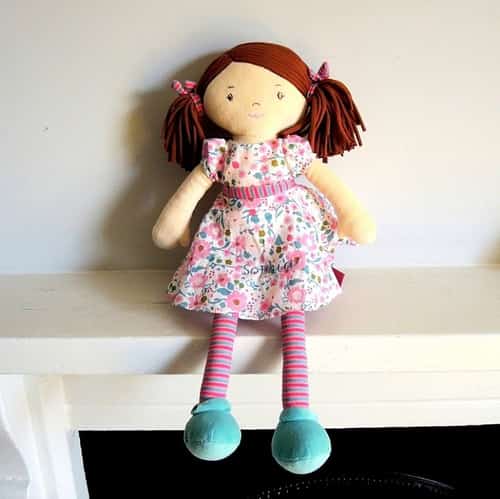 BABIES PERSONALISED KATY RAG DOLL: £24.00!