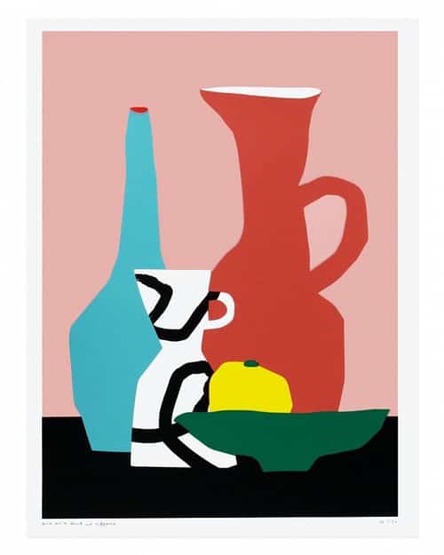 SALE - Still Life With a Couple of Vases and a Piece of Fruit!