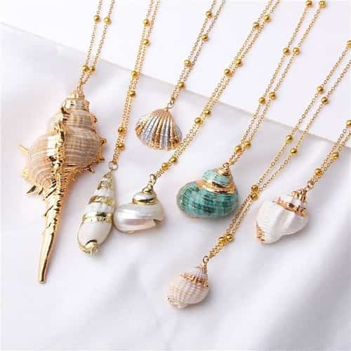 Natural Sea Shell Necklaces, Bargain Prices