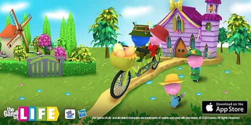 Download your FREE Spring Blossom theme with THE GAME OF LIFE iOS