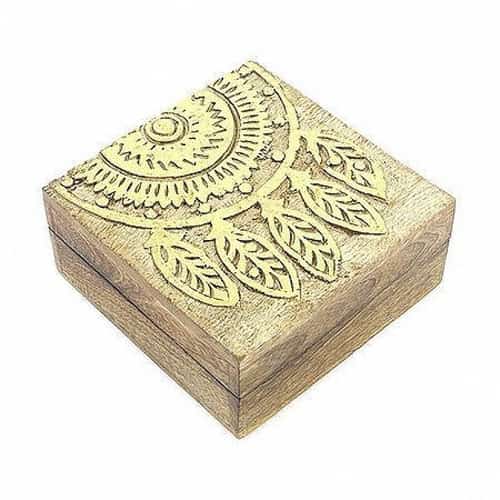 Gold Embossed Wooden Dreamcatcher Box Regular - price £15.00!