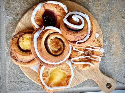 Here's the selection of pastries we have this week, check back for next weeks!