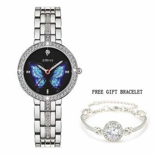 LADIES BUTTERFLY  DESIGN WATCH