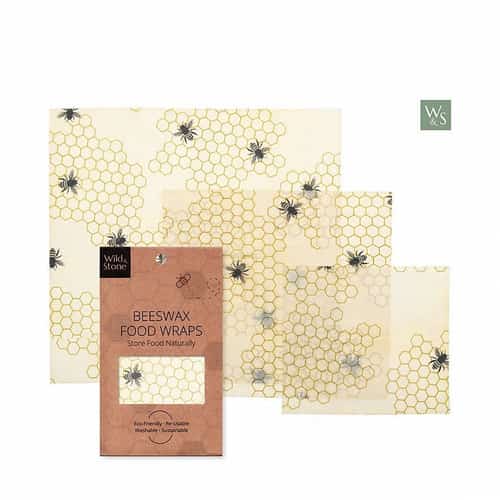 BEESWAX FOOD WRAPS - ORGANIC & REUSABLE: £9.99!