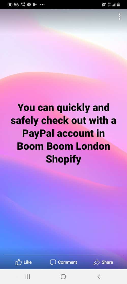 QUICKLY AND SAFELY CHECK OUT WITH PAYPAL