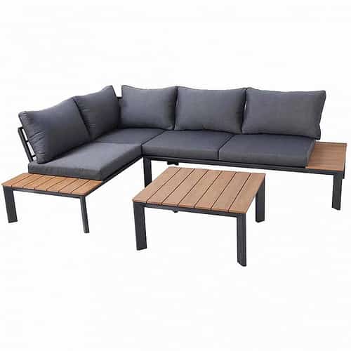 Charles Bentley Polywood, Steel Lounge Set With Recliner - £650.00!