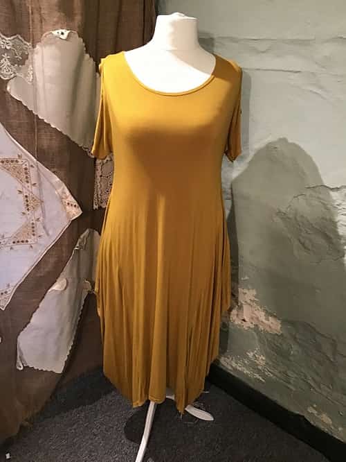 Cold shoulder dress
