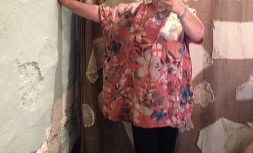 Flower tunic plus size