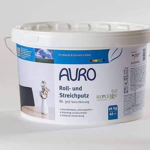 SALE ON ECO PRODUCTS - AURO 309 Roll And Brush Rendering (Coarse) 16kg: £45.00!