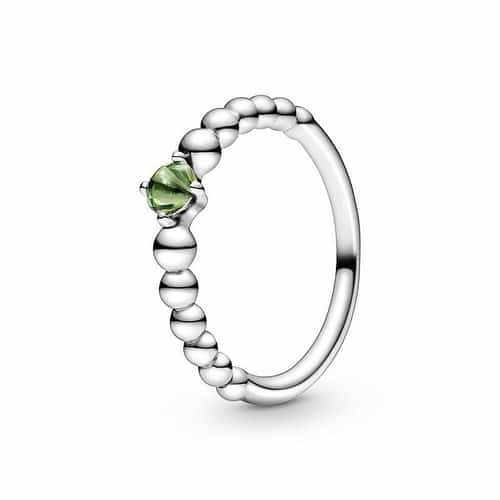 PANDORA AUGUST BIRTHSTONE BEADED RING - £40.00